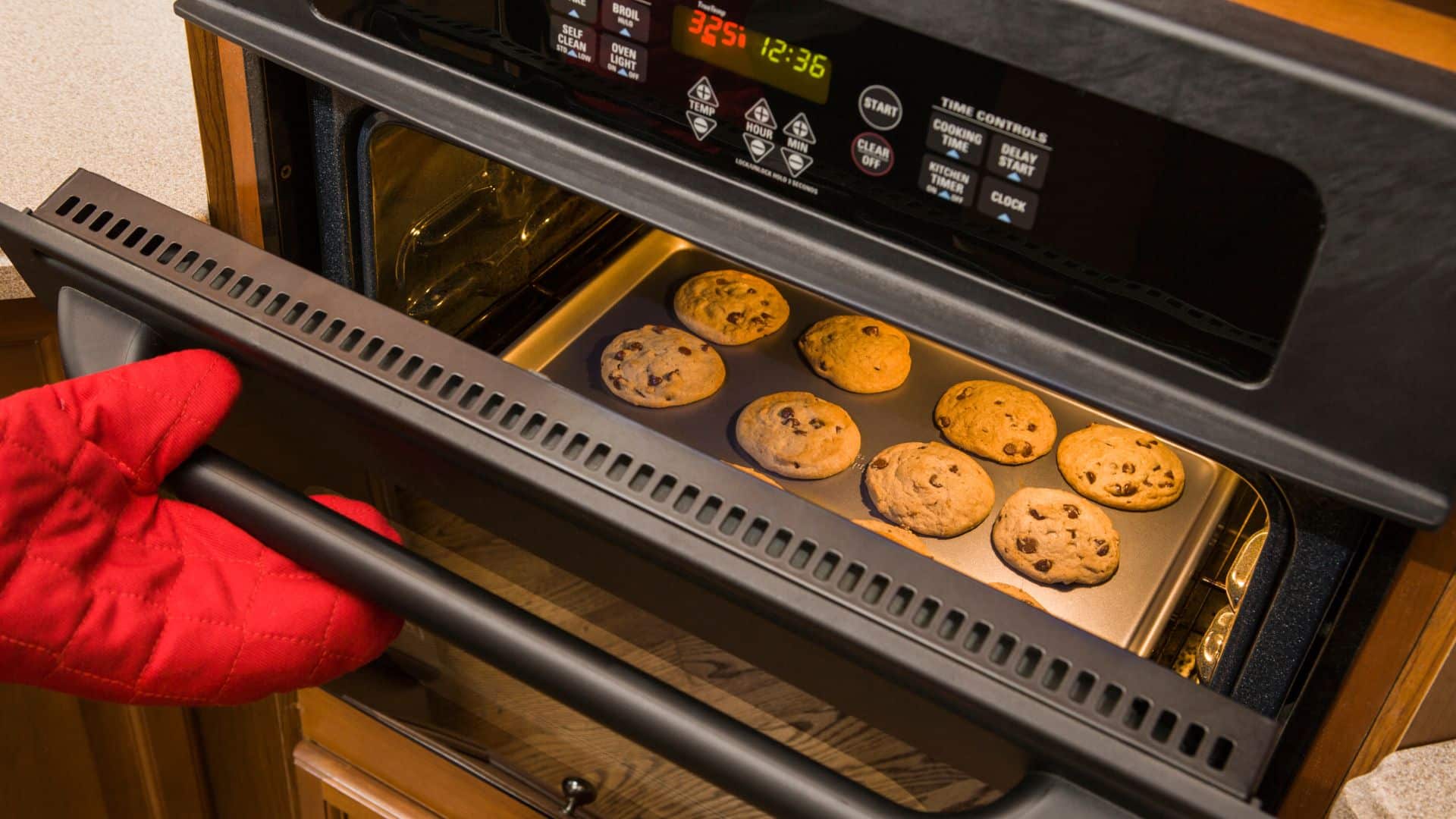 baking cookies