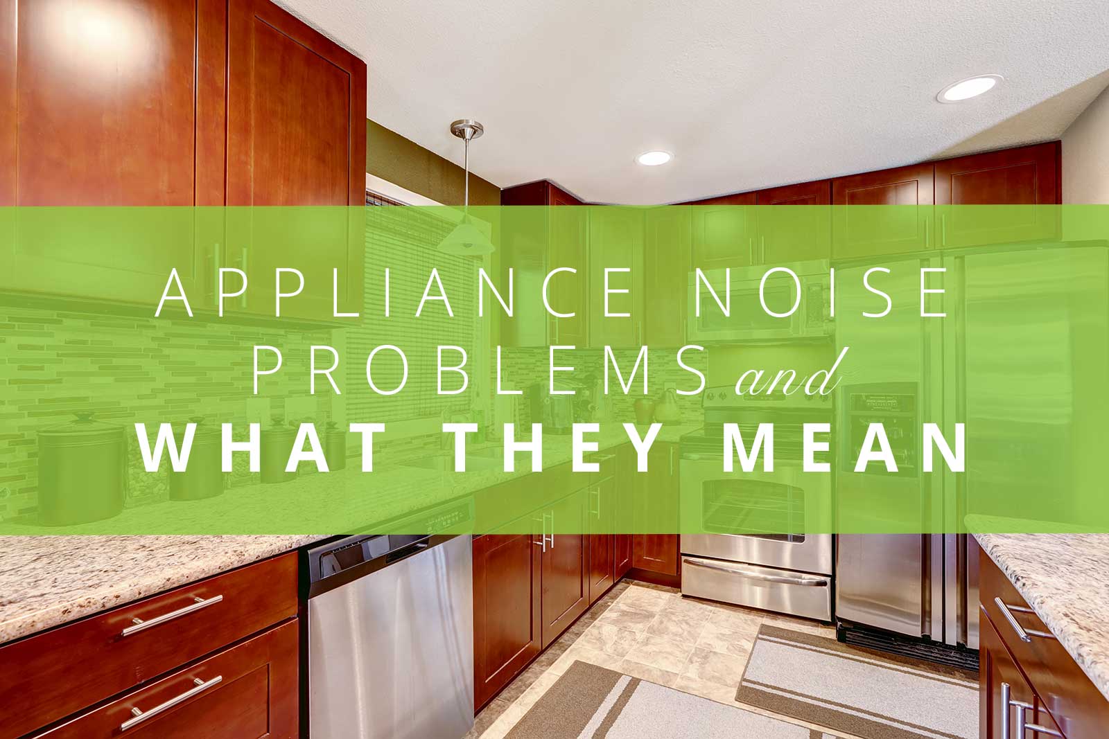 Appliance Noise Problems And What They Mean